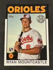 ORIOLES RYAN MOUNTCASTLE 2021 TOPPS 35TH ANNIVERSARY #86B-8 ROOKIE CARD