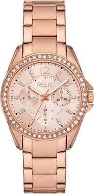 Relic by Fossil Women's Emersyn Rose Gold-Tone Multifunction  ZR16023