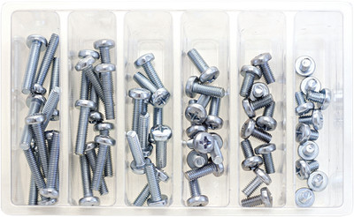 BOLT SV-M6PAN Pan Head Screw Assortment for JIS and DIN Standards