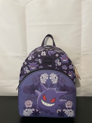 Loungefly Pokémon Gengar Floral Mini Backpack Purple  display picture 3