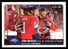 2016-17 O-Pee-Chee OPC w/ Update (1-710) Hockey Team Set - Washington Capitals
