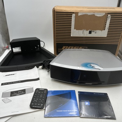Bose Wave SoundTouch Music System IV CD WiFi Bluetooth W/ NEW Pedestal Complete