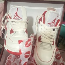 Jordan Air Jordan 4 Retro Fire Red White Red Mid Top Sneaker