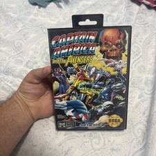 Captain America and The Avengers Sega Genesis CIB 