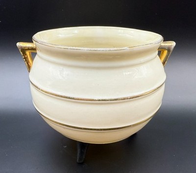 Belleek Schale in Kesselform, zweite Mark 1891 - 1926