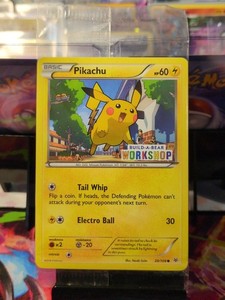 build a bear pokemon card price Pikachu Build a Bear Promo