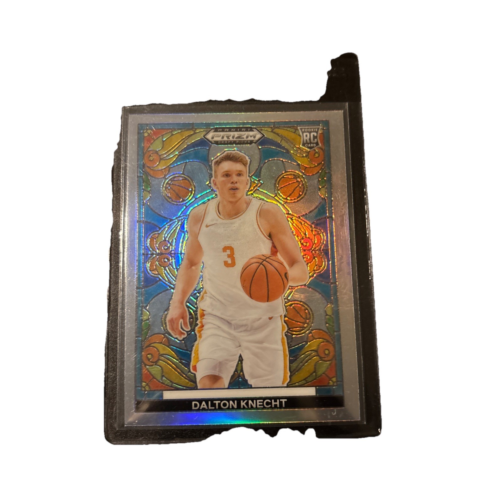 DALTON KNECHT 2024 PANINI PRIZM DRAFT PICKS #4 ROOKIE STAINED GLASS SP RC