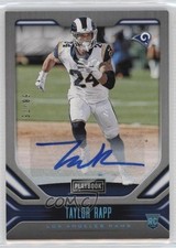 2019 Panini Playbook Rookies Signatures Platinum 68/75 Taylor Rapp Auto 10ou