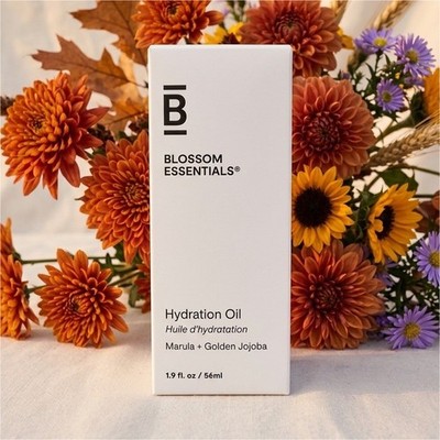 Blossom Essentials Hydration Oil Marula Jojoba Moisturizer 1.9 fl oz 56 ml