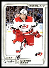2018-19 O-Pee-Chee #228 Victor Rask Carolina Hurricanes Hockey Card