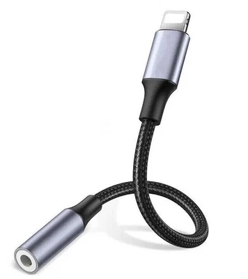 MARKENLOS Audio Adapter auf zu Aux 3.5mm Klinke Kabel für iPhone X 11 12 13 14 Kopfhörer