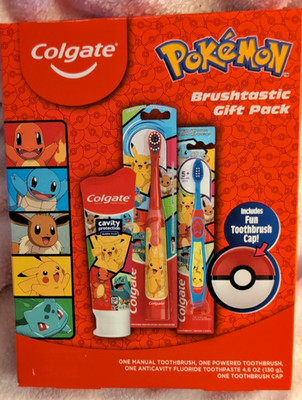 New Colgate Pokemon Brushtastic Gift Pack