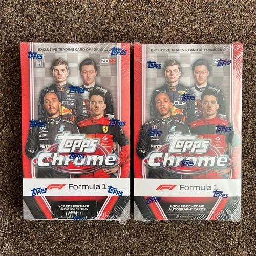 2022 Topps Chrome Formula 1 F1 Hobby Box AND Hobby Box Lite - New Sealed (x2)