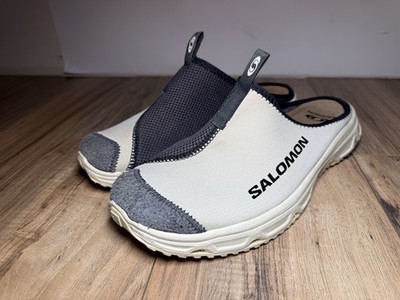 Size M 13/ W 14 - Salomon RX Slide 3.0 Bleached Sand/Ebony Beige Black Slip Mule