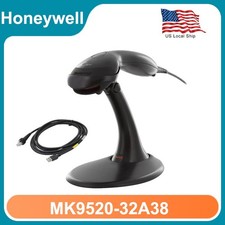 Honeywell Voyager MK9520-32A38 Single-Line Laser Reader Barcode Scanner w/ Stand