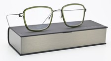 Lindberg Glasses Frame Eric 49-22 145B Col U9 Air Titanium Rim Square Silk Black