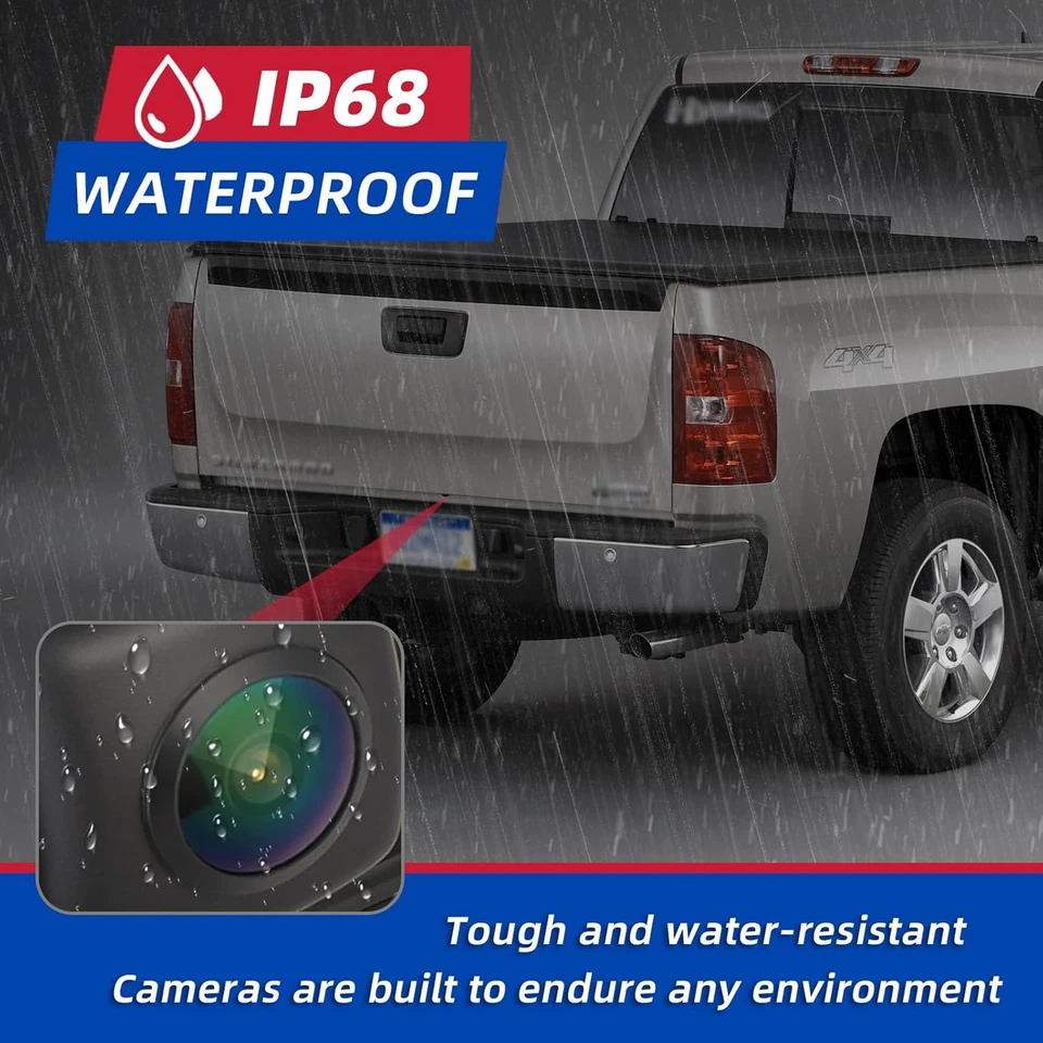 Backup Camera Rear View Camera Compatible with 2014 2015 Chevy Silverado Cheyenn - Image 4 of 4