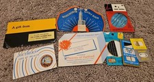 Lot vintage sewing needle books, Used...not Complete.