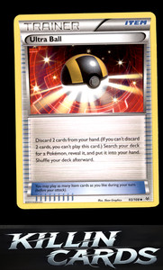 Ultra Ball 93/108 Pokemon Uncommon XY - Roaring Skies Card LP
