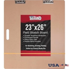 Lightweight Portable Sketch Board Durable Hardboard Drawing Painting Outdoor Use