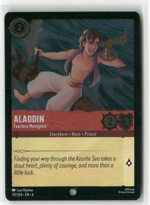 Aladdin - Fearless Navigator Common Foil Azurite Sea 112/204 NM