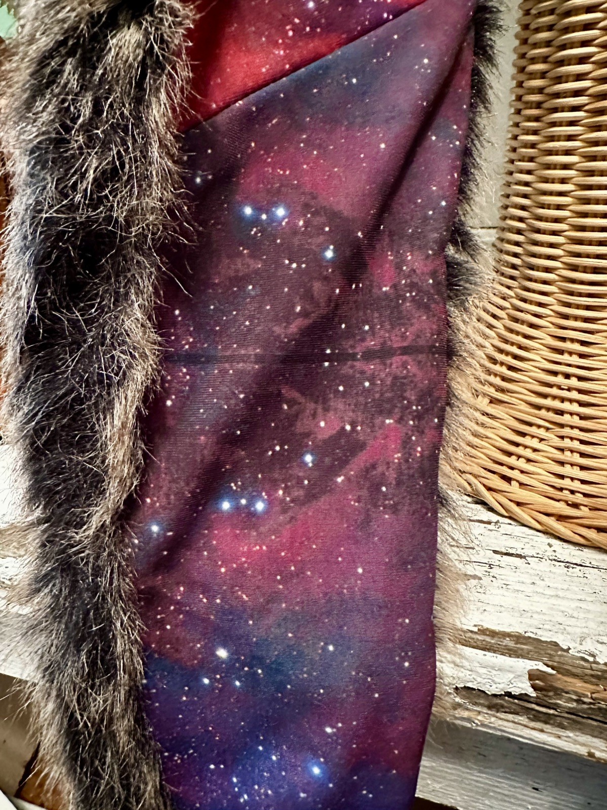 SpiritHoods PROTOTYPE Wolf Galaxy Scarf Spirit Ho… - image 6