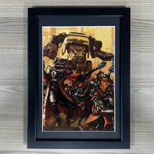 ADEPTUS MECHANICUS SKITARII FRAMED ART TECH-PRIEST WARHOUND TITAN WARHAMMER 40K