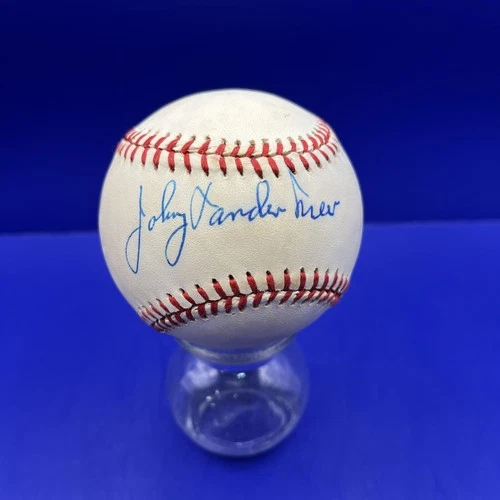 Johnny Vander Meer Signed Autograph Rawlings Official National League Baseball