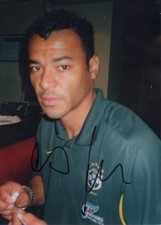 Cafu Autogramm signed 15x21 cm Bild