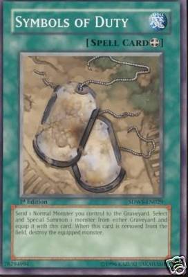 Yu-Gi-Oh 3x Symbols of Duty - - - SDWS