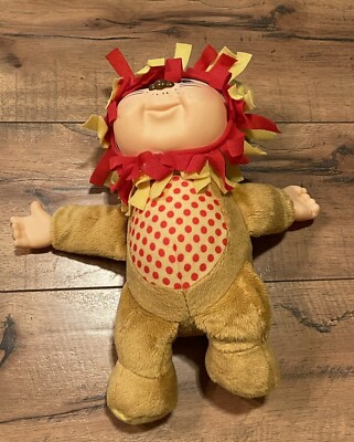 Cabbage Patch Kids Collectible Cuties Doll Zoo Friends Jaye Lion  9'' ~ EUC ~ WOW