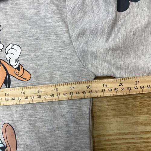 Disney Mickey Mouse Girls Fleeced Hoodie Size S 3-5 Gray Pullover Sweatshirt - Picture 14 of 18
