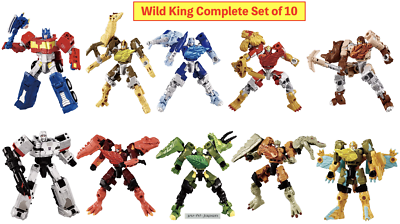 Transformers Optimus & Megatron Wild King (Energy Beast) 01 to 08