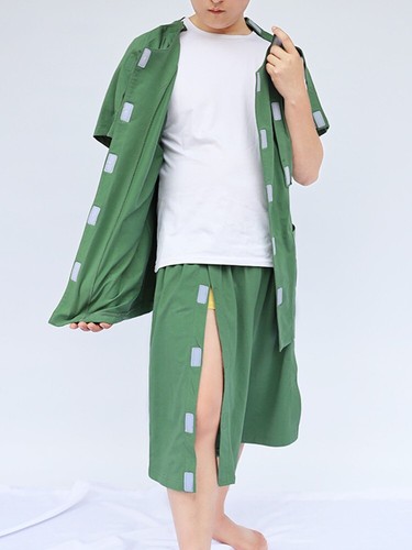 Short-Sleeved Hospital Patient Gown for Fracture Rehabilitation Postoperative - Imagen 21 de 21
