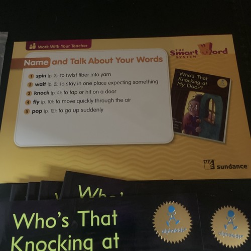 Sundance Alphakids Homeschool Unit Study Whos Knocking at My Door 1st Grade - Picture 6 of 10