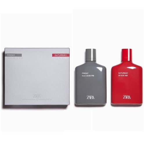 Zara Men Friday From 2200pm + Saturday Till 600 Am Set 2x100ml Eau De Toilette 20210644999996