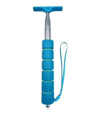 Multi-purpose Squeegee/Window Wiper w/ Non-Slip, Expandable Handle, Blue Color