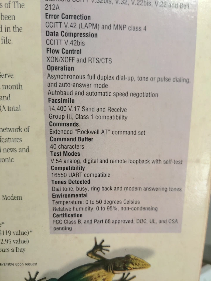 Xtend The Chameleon Upgradable Fax Modem 14.4 ISA Modem Card w/ discs 600-002001 - Image 4 of 4