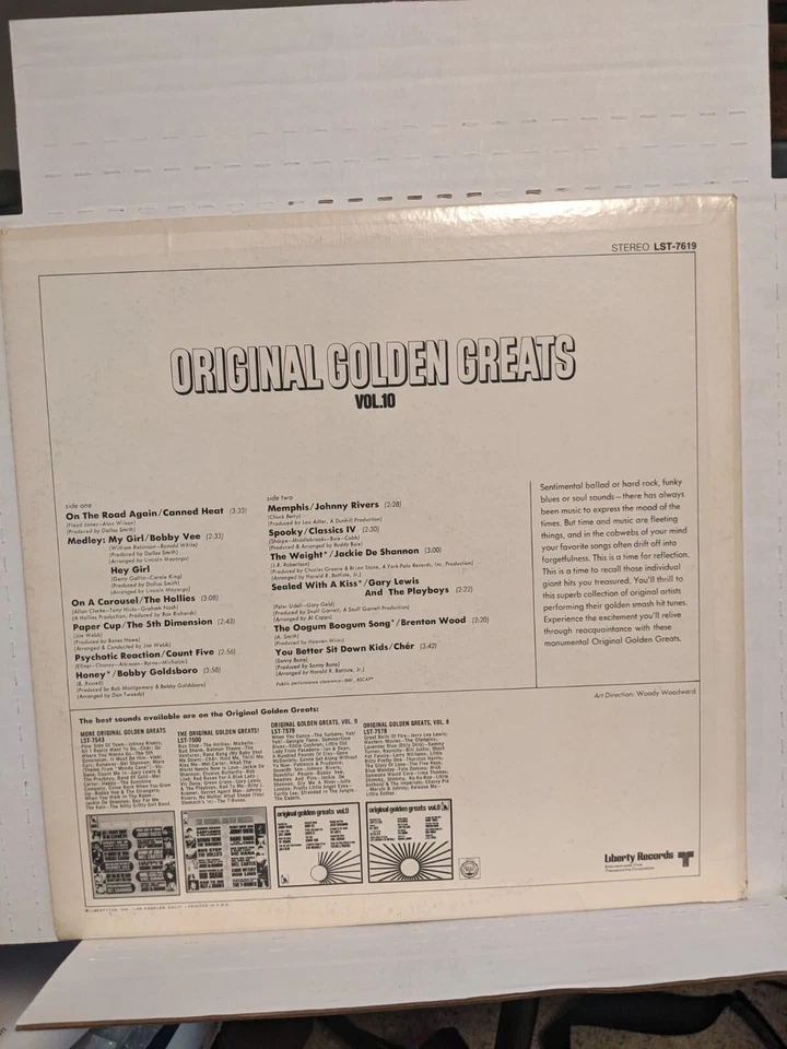 33 LP Various artists: ~Original Golden Greats Vol. 10~ Liberty (EX) - Image 2 of 4