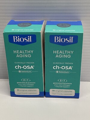 Biosil Healthy Aging ch-OSA + Selenium 30 Capsules New Lot of 2