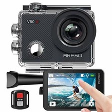 AKASO V50 X Action Cam 4K 20MP, Videocamere WiFi EIS 40M Fotocamera Subacquea To
