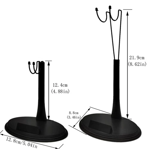 1/2X Action Figure Stand Holder for 1/6 1/9 1/12 Scale Model Display Doll Base - Picture 6 of 23