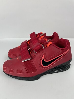 Nike Romaleos 2, Red, Size 14 NIKE ROMALEOS 2 WEIGHTLIFTING SHOES RED GOLD 476927-670  main image 3
