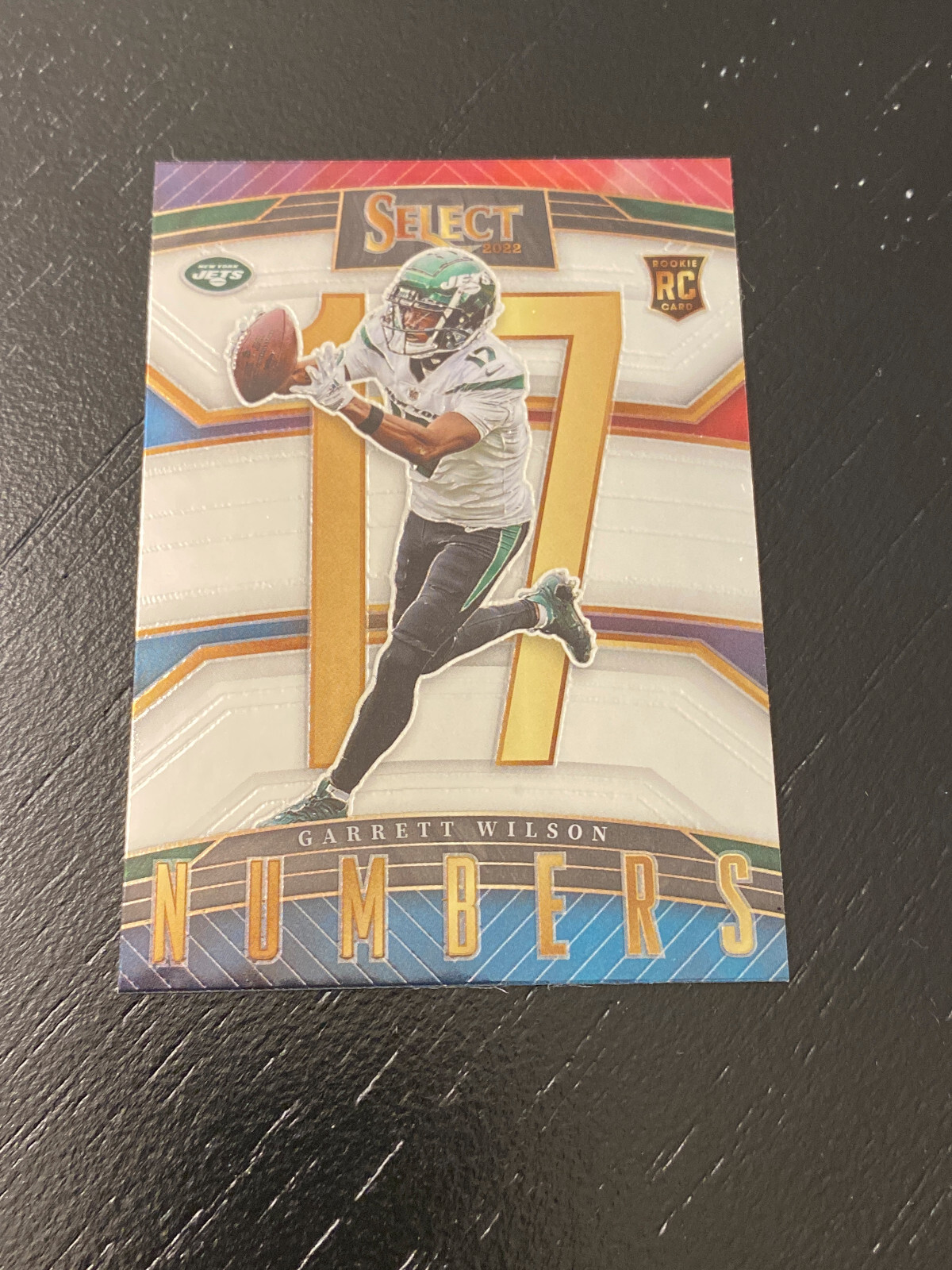 Garrett Wilson 2022 Panini Select Numbers G29 RC #SN-22 New York Jets