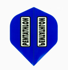 PENTATHLON BLUE Standard Flights - 100 Micron - 5 sets 15 flights w/tracking