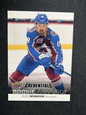 21-22 UD Credentials Hockey Rookie Arrivals RA-9 Alex Newhook