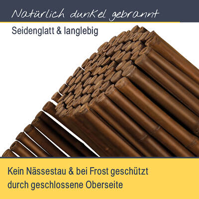 Bambusmatte Sichtschutz Bambus Garten Zaun Natur Windschutz Sichtschutzzaun  | eBay.de