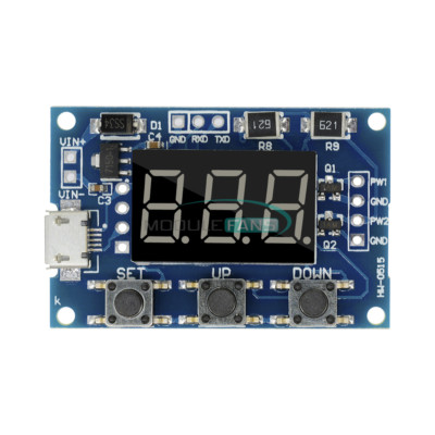 2CH Independent PWM Generator Adjustable Duty Cycle Pulse Frequency LED Module