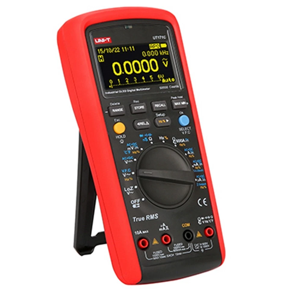 UNI-T TRMS Digital Multimeter Square Wave/OLED/4-20mA Loop/AC+DC Tester UT171C - Image 4 of 4