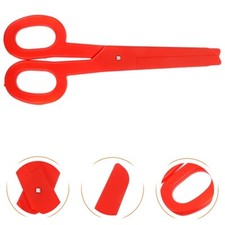 2 Pcs Giant Clown Scissors Plastic Shears Costume Accessory Prop Toy Halloween..